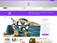 Desktop screenshot for cults3d.com