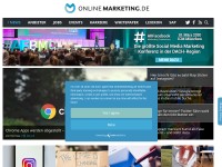 Desktop screenshot for onlinemarketing.de