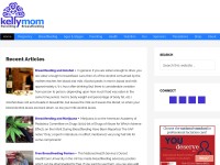 Desktop screenshot for kellymom.com