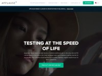 Desktop screenshot for applause.com