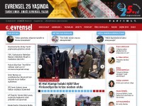 Desktop screenshot for evrensel.net