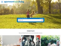 Screenshot of apartmenthomeliving.com