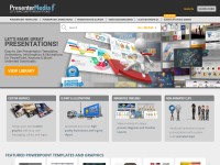 Desktop screenshot for presentermedia.com