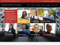 Desktop screenshot for udc.edu