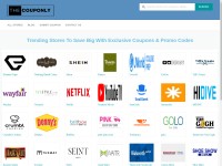 Desktop screenshot for thecouponly.com