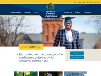 Desktop screenshot for uco.edu