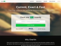 Desktop screenshot for clearvin.com