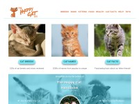 Desktop screenshot for thehappycatsite.com
