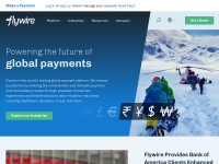 Desktop screenshot for flywire.com