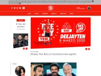 Desktop screenshot for deejay.it