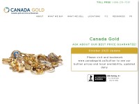 Desktop screenshot for canadagold.ca