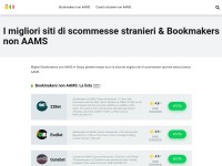 Desktop screenshot for scommessestranieri.com