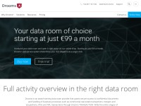 Desktop screenshot for drooms.com