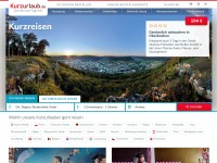 Desktop screenshot for kurzurlaub.de