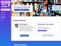 Desktop screenshot for poetryoutloud.org