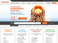 Desktop screenshot for arubamail.it