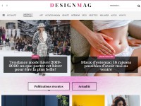Desktop screenshot for designmag.fr