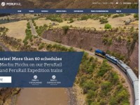 Desktop screenshot for perurail.com