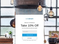 Desktop screenshot for sodastream.com