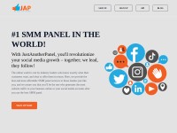 Desktop screenshot for justanotherpanel.com