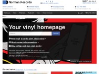 Desktop screenshot for normanrecords.com