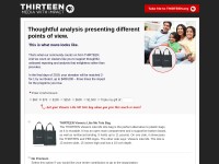 Desktop screenshot for thirteen.org