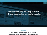 Desktop screenshot for crowdtangle.com