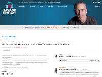 Desktop screenshot for savagelovecast.com