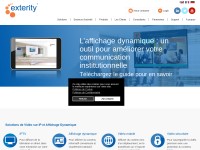 Desktop screenshot for exterity.com