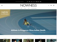 Desktop screenshot for nowness.com