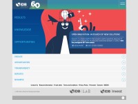 Desktop screenshot for iadb.org