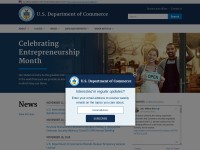 Desktop screenshot for commerce.gov