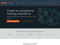 Desktop screenshot for cpanel.com