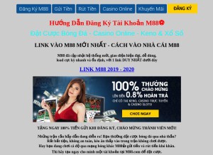 How cacuoc247.com looks like on a tablet such as an iPad.