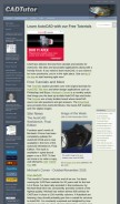 How cadtutor.net looks like on a mobile device such as an iPhone.