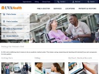 Desktop screenshot for uvahealth.com