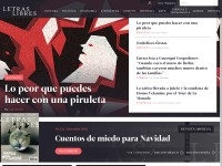 Desktop screenshot for letraslibres.com