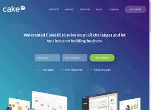 How cake.hr looks like on a tablet such as an iPad.
