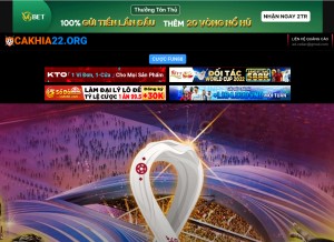 How cakhia22.org looks like on a tablet such as an iPad.