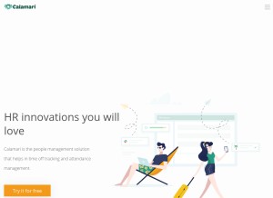 How calamari.io looks like on a tablet such as an iPad.