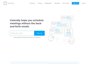 How calendly.com looks like on a tablet such as an iPad.