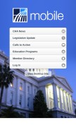 How calhospital.org looks like on a mobile device such as an iPhone.