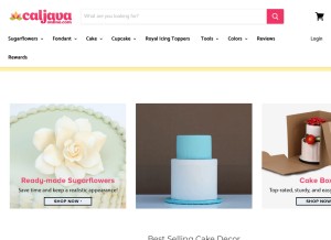 How caljavaonline.com looks like on a tablet such as an iPad.