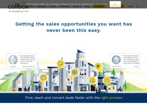 How callboxinc.com looks like on a tablet such as an iPad.