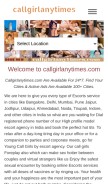 How callgirlanytimes.com looks like on a mobile device such as an iPhone.