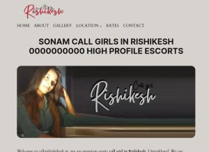 How callgirlrishikesh.in looks like on a tablet such as an iPad.