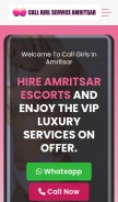 How callgirlserviceamritsar.in looks like on a mobile device such as an iPhone.