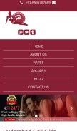 How callgirlshyderabad.com looks like on a mobile device such as an iPhone.