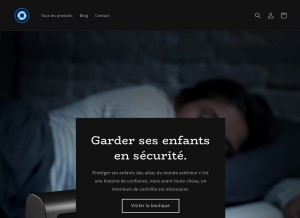 How camera-espion.us looks like on a tablet such as an iPad.