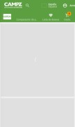 How campz.es looks like on a mobile device such as an iPhone.